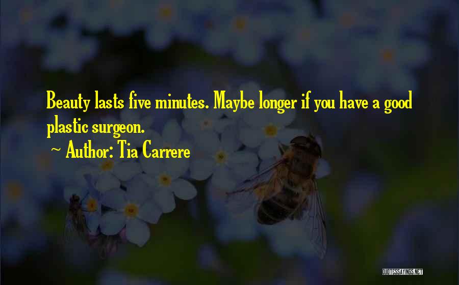 Plastic Surgeon Quotes By Tia Carrere