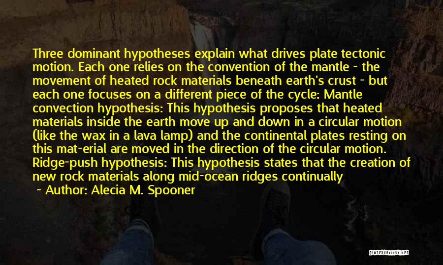 Plate Tectonic Quotes By Alecia M. Spooner