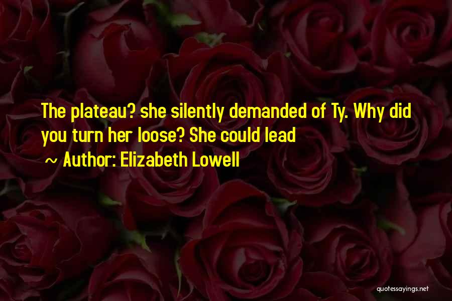 Plateau Quotes By Elizabeth Lowell