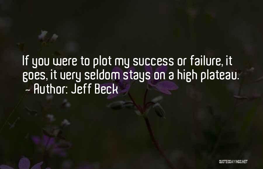 Plateau Quotes By Jeff Beck