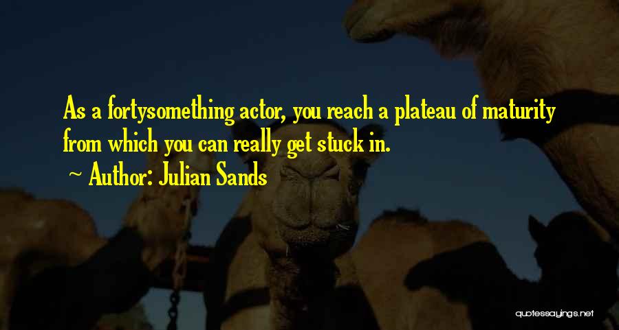 Plateau Quotes By Julian Sands