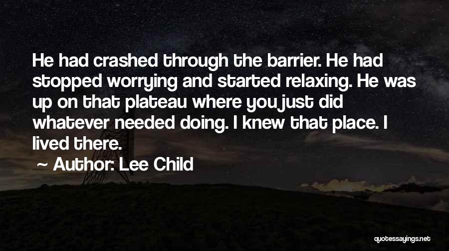 Plateau Quotes By Lee Child