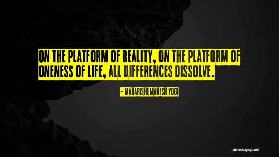 Platform Quotes By Maharishi Mahesh Yogi