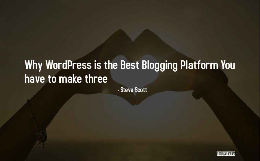 Platform Quotes By Steve Scott