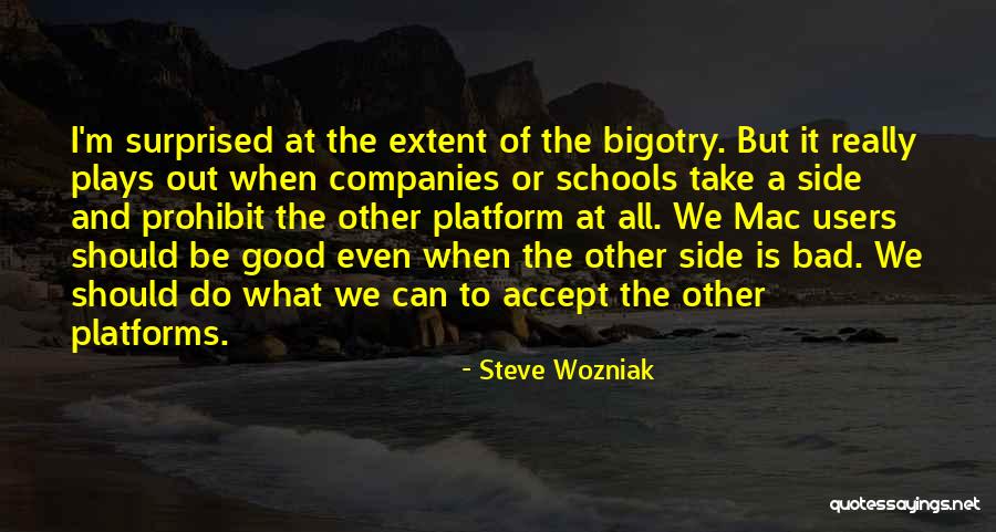 Platform Quotes By Steve Wozniak