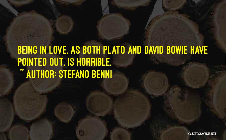 Plato Love Quotes By Stefano Benni