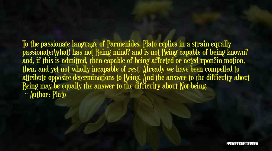 Plato Parmenides Quotes By Plato