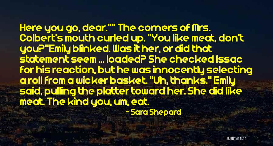 Platter Quotes By Sara Shepard Platter Quotes By Sara Shepard