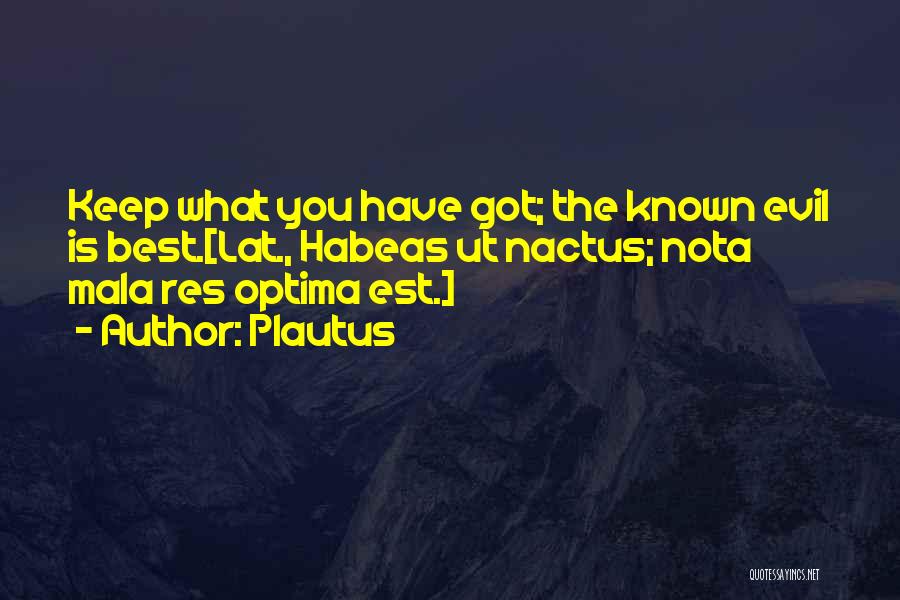 Plautus Quotes 799138