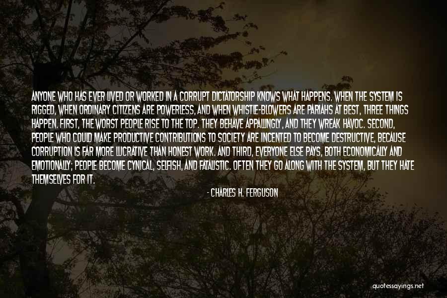 Play Along Quotes By Charles H. Ferguson Play Along Quotes By Charles H. Ferguson