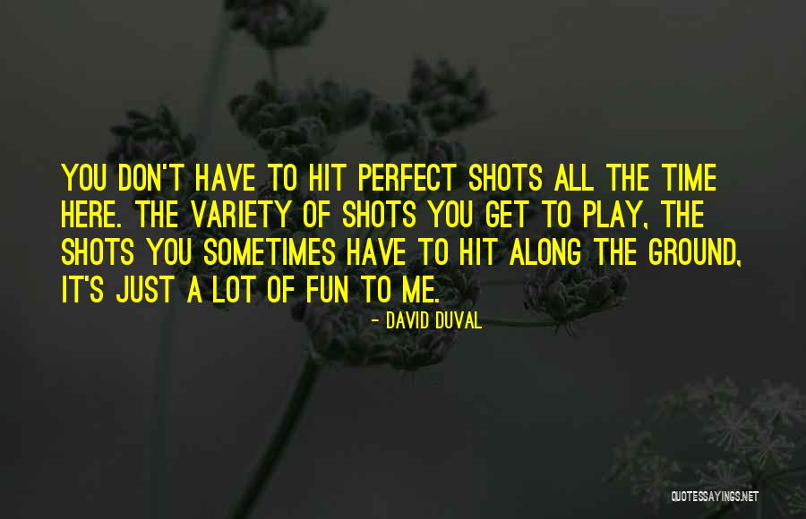 Play Along Quotes By David Duval Play Along Quotes By David Duval