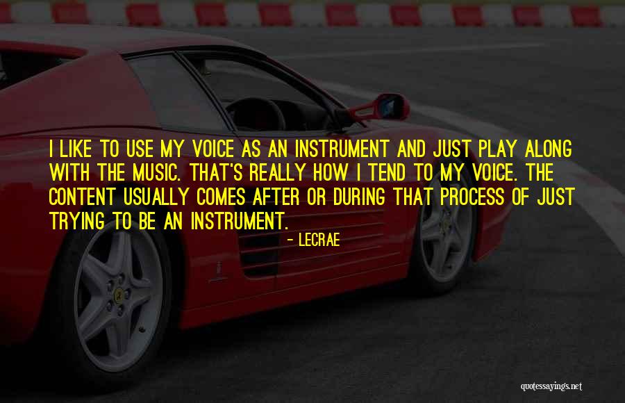 Play Along Quotes By LeCrae Play Along Quotes By LeCrae