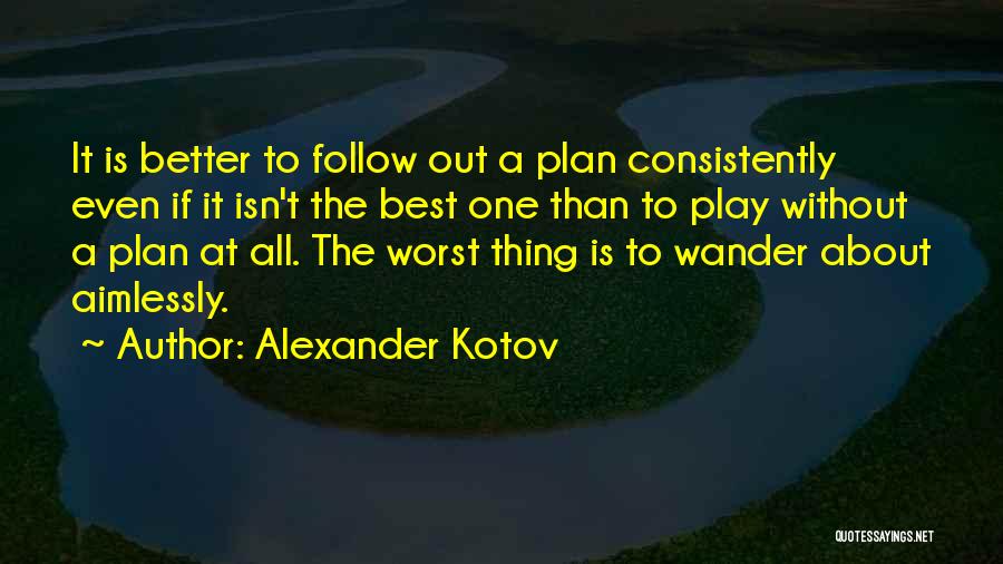 Play Chess Quotes By Alexander Kotov