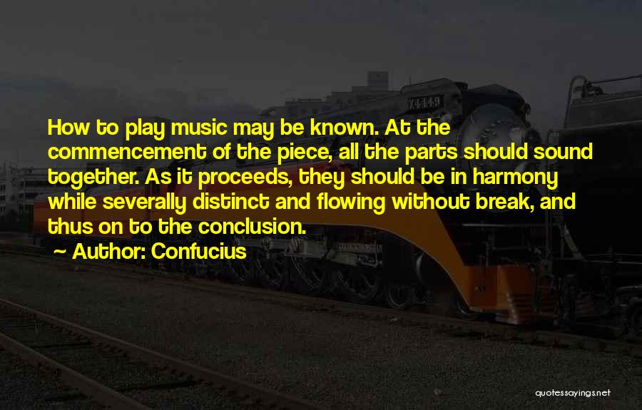 Play On Music Quotes By Confucius