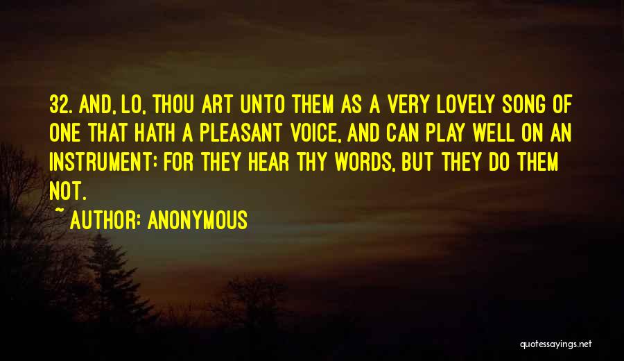 Play On Words Quotes By Anonymous