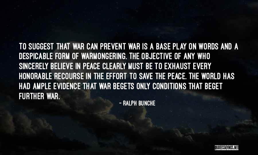 Play On Words Quotes By Ralph Bunche