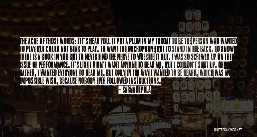Play On Words Quotes By Sarah Hepola Play On Words Quotes By Sarah Hepola