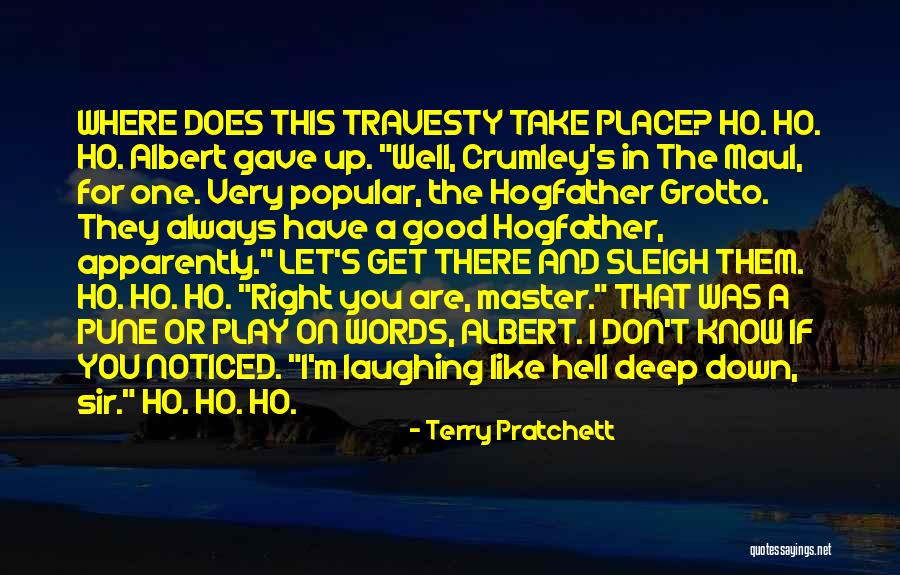 Play On Words Quotes By Terry Pratchett