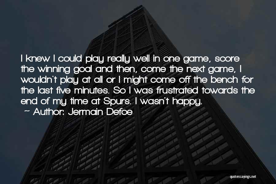 Play The Game Well Quotes By Jermain Defoe