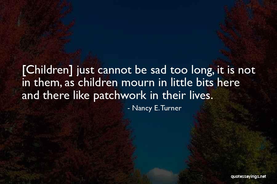 Play Therapy Quotes By Nancy E. Turner