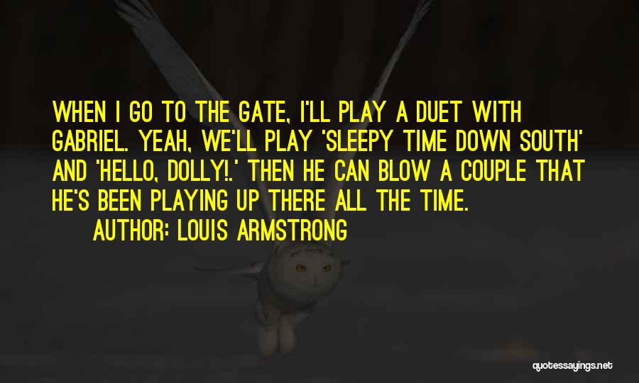 Play With Time Quotes By Louis Armstrong