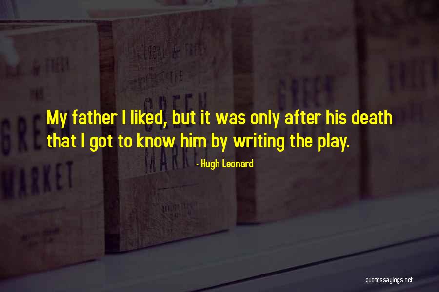 Play Writing Quotes By Hugh Leonard Play Writing Quotes By Hugh Leonard