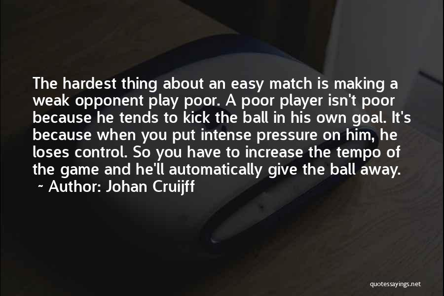 Play Your Hardest Quotes By Johan Cruijff