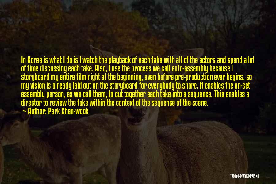 Playback Time Quotes By Park Chan-wook