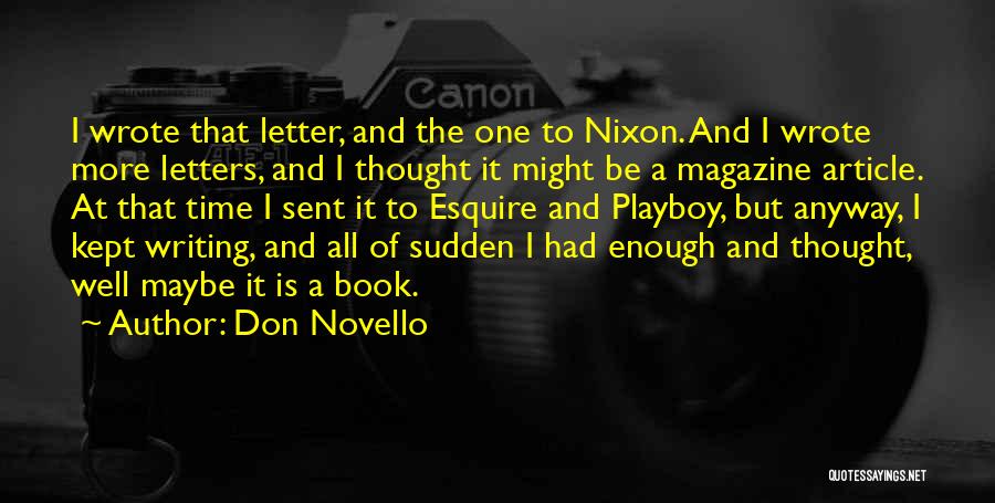 Playboy Magazine Quotes By Don Novello