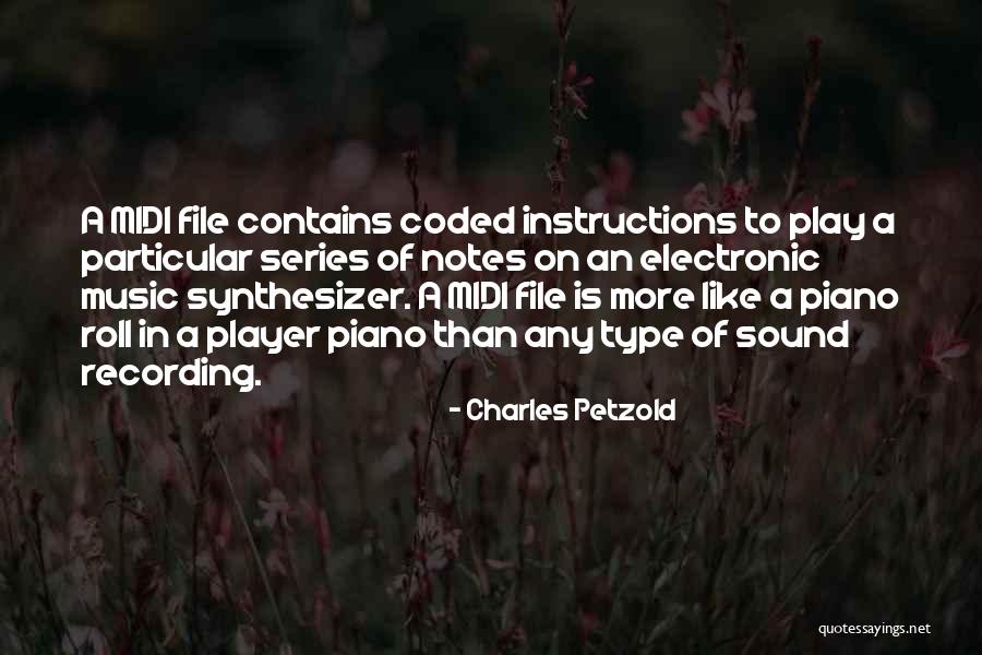 Player Piano Quotes By Charles Petzold Player Piano Quotes By Charles Petzold