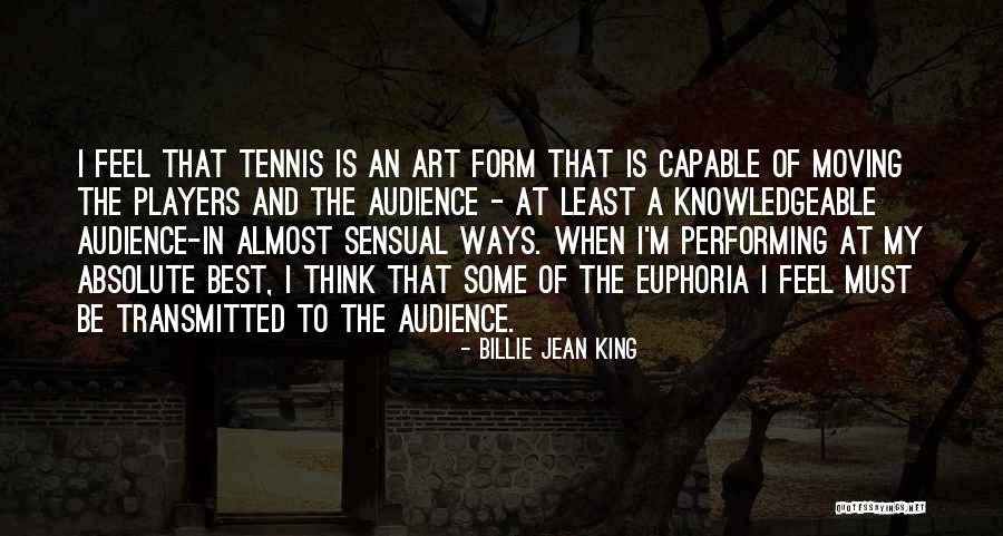 Players And Moving On Quotes By Billie Jean King Players And Moving On Quotes By Billie Jean King