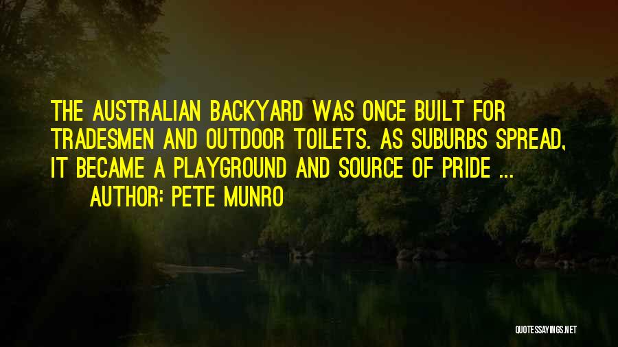 Playground Quotes By Pete Munro