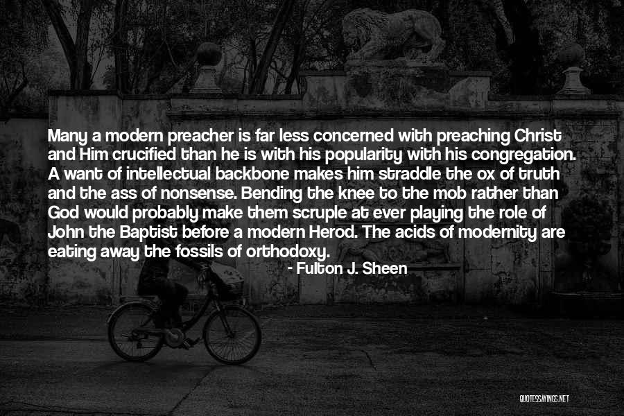 Playing A Role Quotes By Fulton J. Sheen