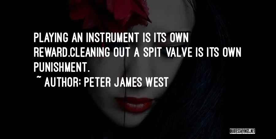 Playing An Instrument Quotes By Peter James West