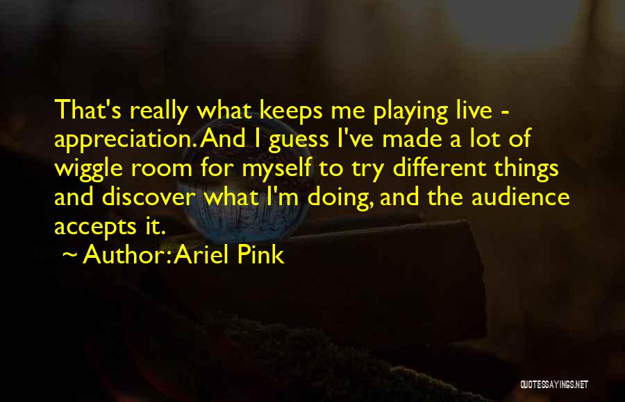 Playing For Keeps Quotes By Ariel Pink