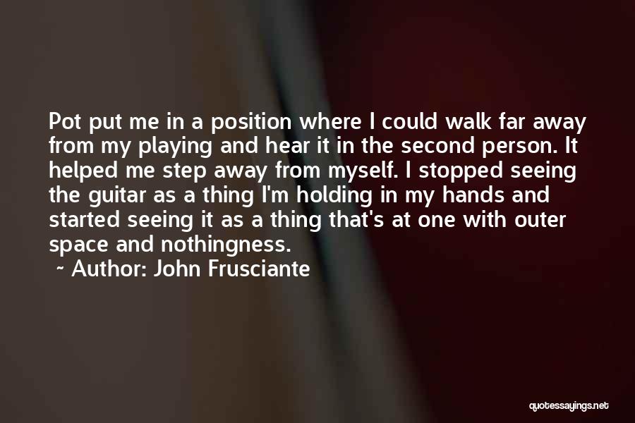 Playing Guitar Quotes By John Frusciante