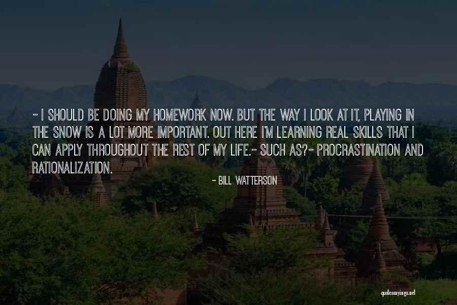 Playing In Snow Quotes By Bill Watterson Playing In Snow Quotes By Bill Watterson
