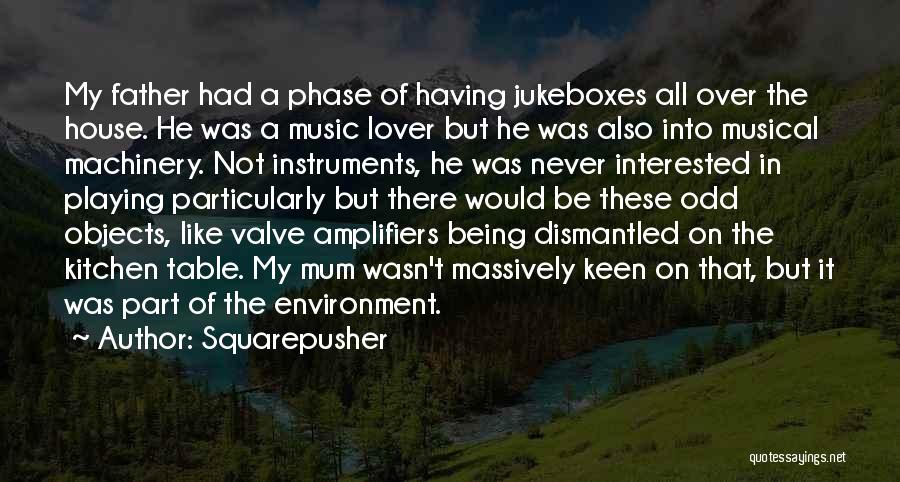 Playing Instruments Quotes By Squarepusher