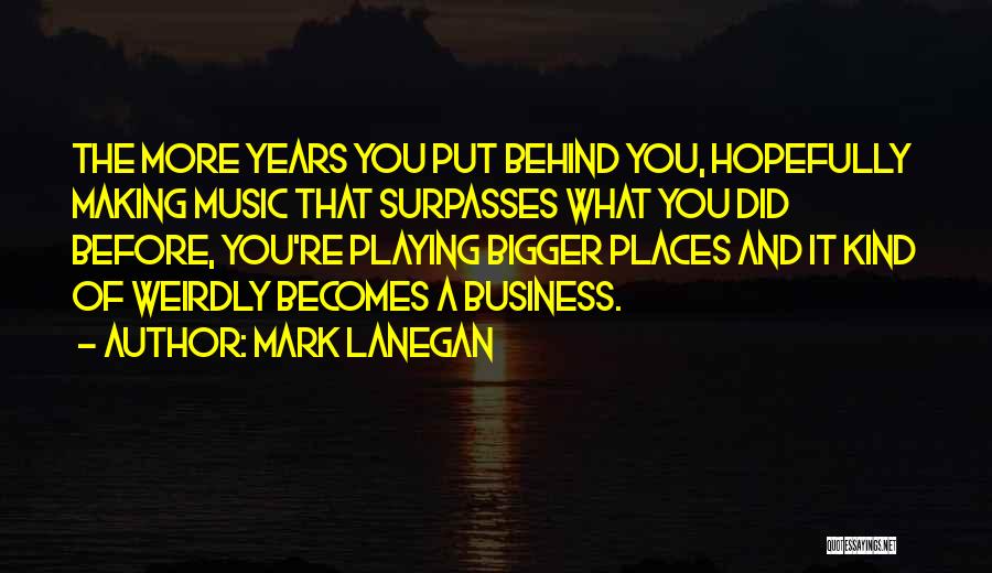 Playing Music Quotes By Mark Lanegan