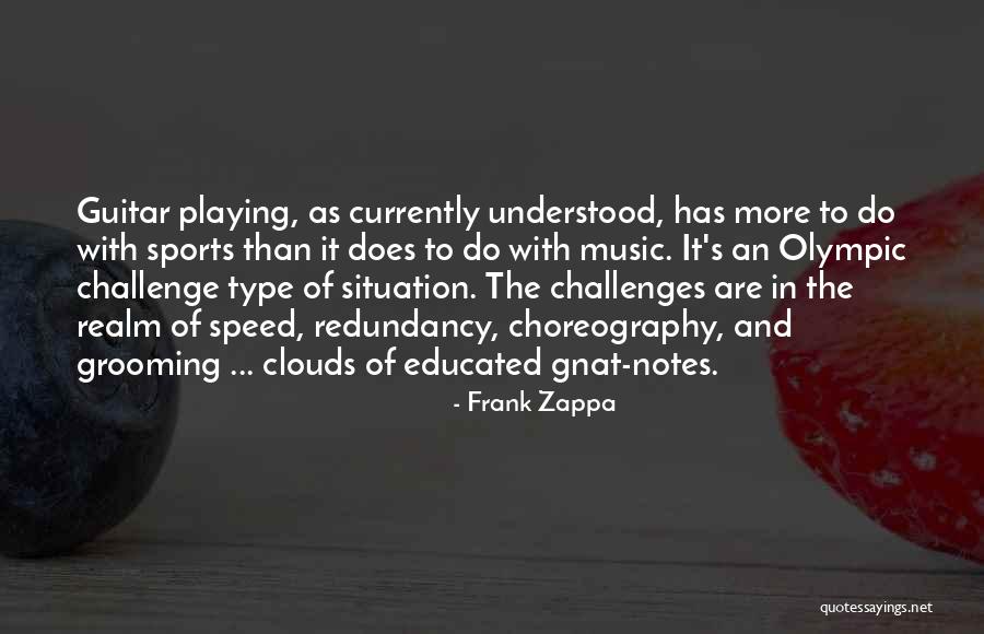 Playing Sports Quotes By Frank Zappa