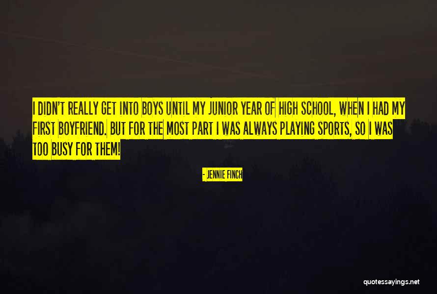 Playing Sports Quotes By Jennie Finch