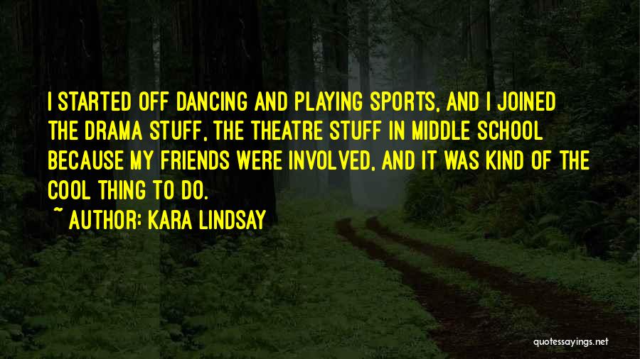 Playing Sports Quotes By Kara Lindsay