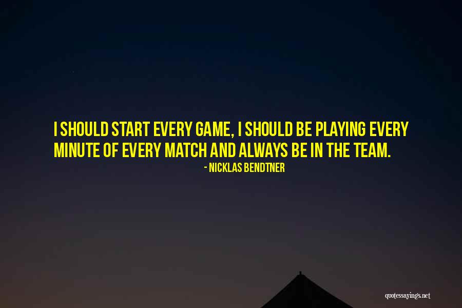 Playing The Game Quotes By Nicklas Bendtner