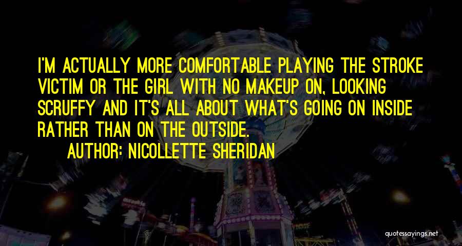 Playing Victim Quotes By Nicollette Sheridan