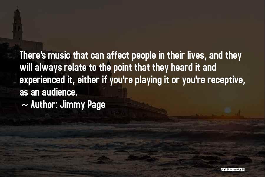 Playing You Quotes By Jimmy Page