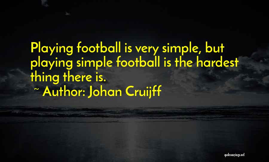 Playing Your Hardest Quotes By Johan Cruijff