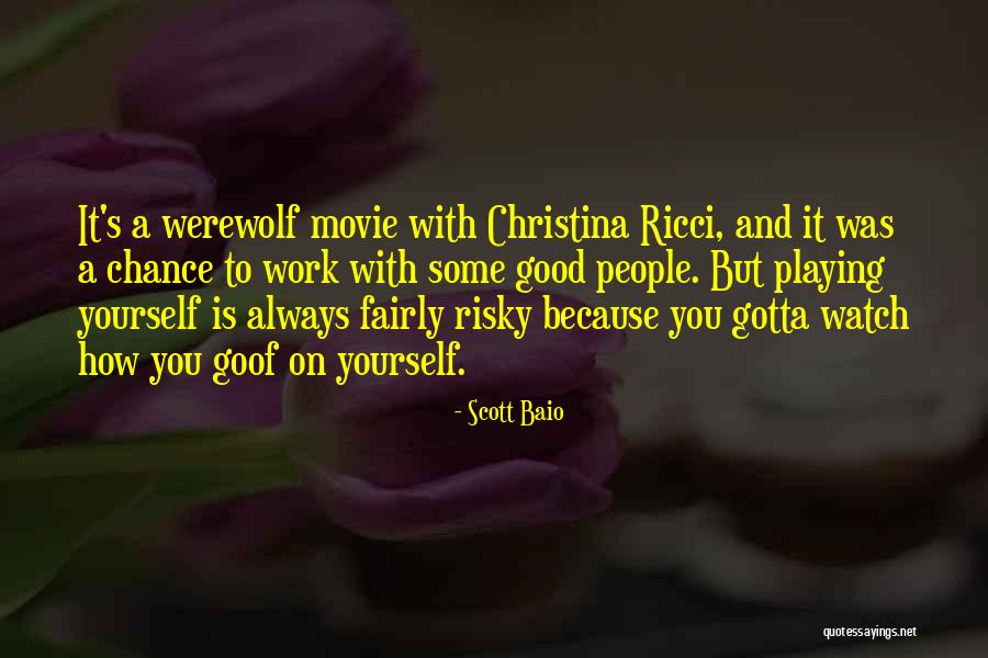 Playing Yourself Quotes By Scott Baio Playing Yourself Quotes By Scott Baio