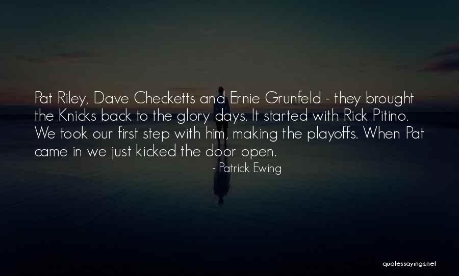 Playoffs Quotes By Patrick Ewing Playoffs Quotes By Patrick Ewing