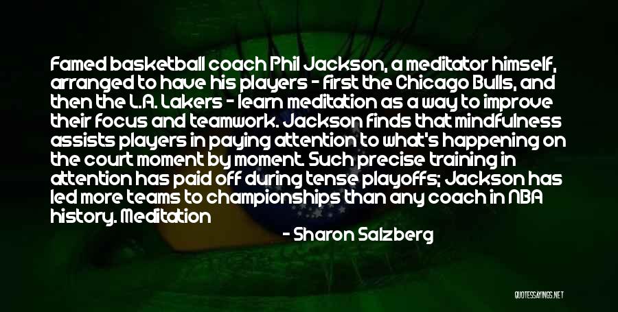 Playoffs Quotes By Sharon Salzberg Playoffs Quotes By Sharon Salzberg