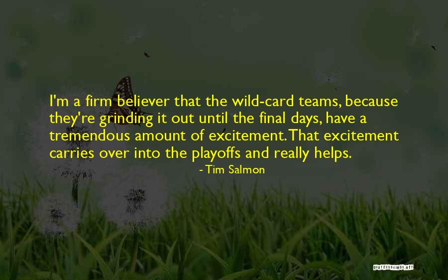 Playoffs Quotes By Tim Salmon Playoffs Quotes By Tim Salmon